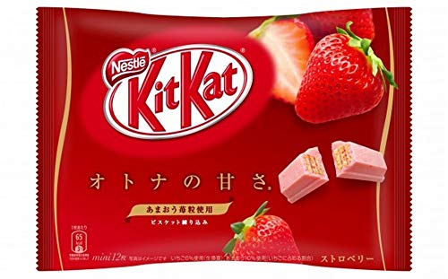 Nestle : japonés Kit Kat - Fresa (Strawberry) Chocolate 12 Bar - Japón importación [Standard ship by SAL: NO Tracking number & Insurance]