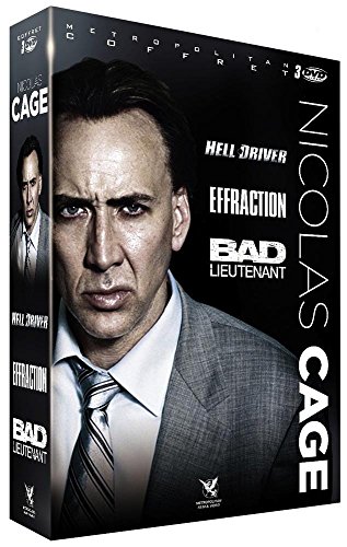 Nicolas Cage - Coffret 3 films : Hell Driver + Effraction + Bad Lieutenant - Escale à la Nouvelle-Orléans [Francia] [DVD]