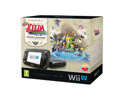 Nintendo Wii U - Consola 32 GB, Color Negro, Premium Pack + Zelda: Wind Waker HD