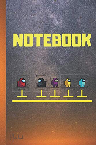 Notebook: Wide Ruled Journal/Notebook (6x9") Characters Pack, Great gift for gaming fans, kids, girls and adults who are among US