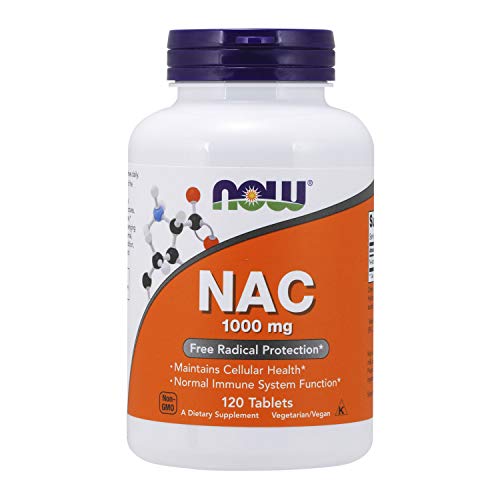 Now Foods NAC 1000 mg 120 Unidades 230 g