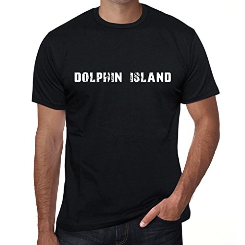 One in the City Dolphin Island Hombre Camiseta Negro Regalo De Cumpleaños 00546
