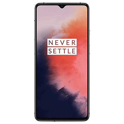 OnePlus 7T Smartphone Frosted Silver | 6.55”/16,6 cm AMOLED Display 90Hz Power Screen | 8 GB RAM + 128 GB Storage | Triple Camera + Front-Camera | Warp Charge 30