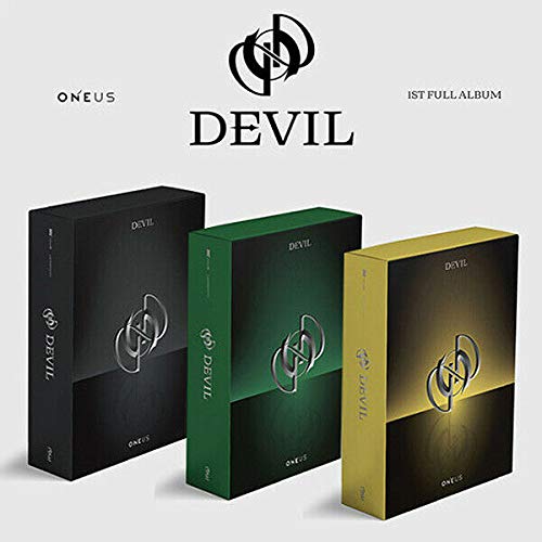 ONEUS [DEVIL] 1st Full Album [ BLACK + GREEN + YELLOW ] 3Ver SET. 3CD+1p UNFOLDED POSTER+3 Photo Book+3Lyrics+9 Card K POP SEALED+TRACKING CODE