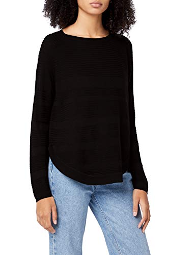 ONLY Onlcaviar L/s Pullover Knt Noos, Suéter para Mujer, Negro (Black Black), 42 (Talla del fabricante: X-Large)