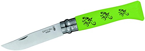 Opinel – 001911 Número 8 Tour de Francia bloqueo cuchillo – verde