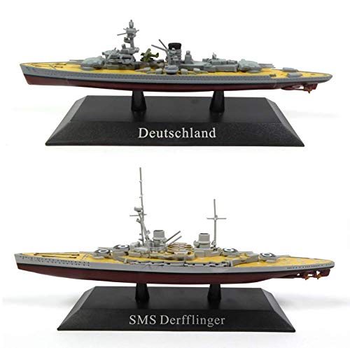 OPO 10 - Lote de 2 Buques de Guerra 1/1250: SMS DERFFLINGER + Deutschland (WS13 + WS09)