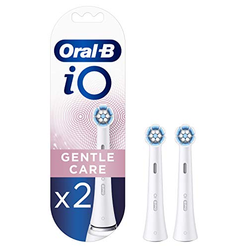 Oral-B iO Gentle Care Cabezales de recambio, Pack de 2 Unidades