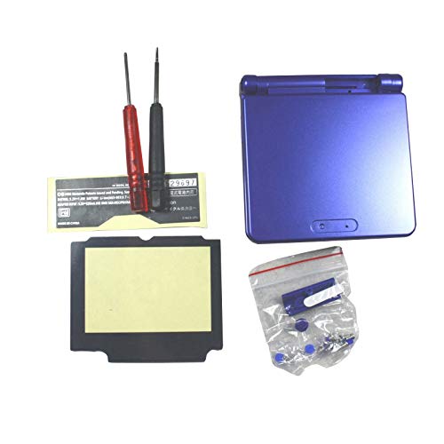 OSTENT Reemplazo de cubierta de carcasa de carcasa completa compatible para Nintendo GBA SP Gameboy Advance SP - Color azul