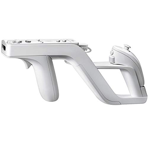 OSTENT Zapper Light Gun Attachment Compatible para Nintendo Wii Remote Nunchuck Shoot Juegos deportivos