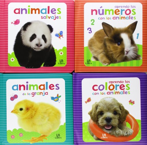 Pack Animalitos: Animales de la Granja, Animales Salvajes, Aprendo los Colores con los Animales y Aprendo los Números con los Animales