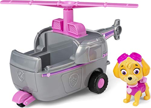 PAW Patrol Skye's Helicóptero Vehículo con Figura Coleccionable, para niños a Partir de 3 años