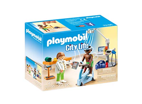 PLAYMOBIL - City Life: Fisioterapeuta Juego con Accesorios, Multicolor (70195)