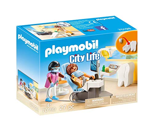 PLAYMOBIL PLAYMOBIL-70198 City Life Dentista, Multicolor, Talla única (70198)