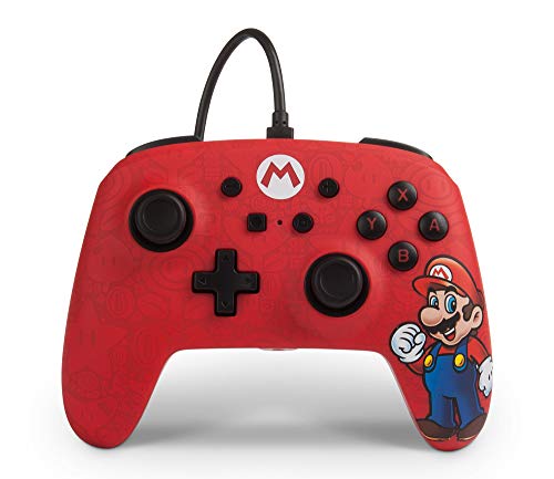 PowerA - Mando con cable Mario (Nintendo Switch)