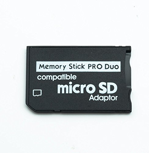 QUMOX Adaptador de Micro SD a Memoria Stick Pro Duo para Sony PSP