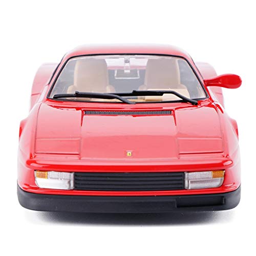 RENJUN Modelo de Coche Coche 1:24 Ferrari Testarossa simulación de aleación de fundición de Juguetes Adornos colección de Coches Deportivos joyería 19x9x4.7 CM