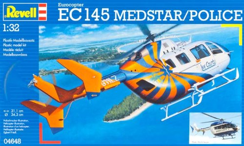 Revell 4648 EC145 MedStar - Helicóptero de la policía [Importado de Alemania]