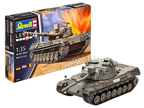 Revell- Leopard 1 Kit Modelo, Multicolor (03240)