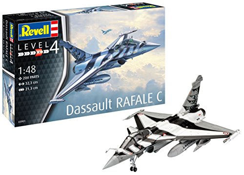 Revell - Maqueta de Dassault Aviation Rafale C, Kit Modelo, Escala 1: 48 (03901)