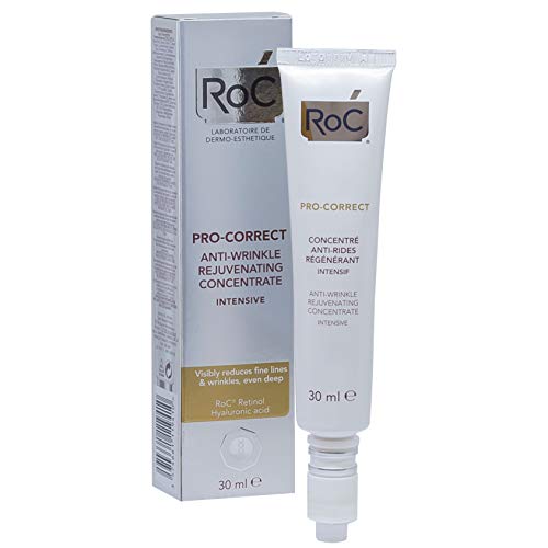 RoC - Concentrado rejuvenecedor anti-arrugas Pro-Correcto Intensivo - Todo tipo de piel - Reduce las líneas finas y arrugas - Retinol ROC® con ácido hialurónico - 30 ml