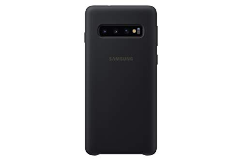 Samsung Silicone Cover, funda oficial para Samsung Galaxy 10, color Negro