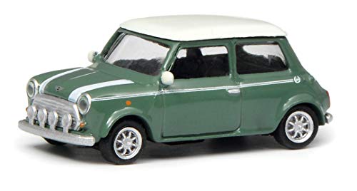 Schuco 452639200 Mini Cooper 1:87 452639200 Mini Mini Cooper, Verde y Blanco, Modelo de Coche