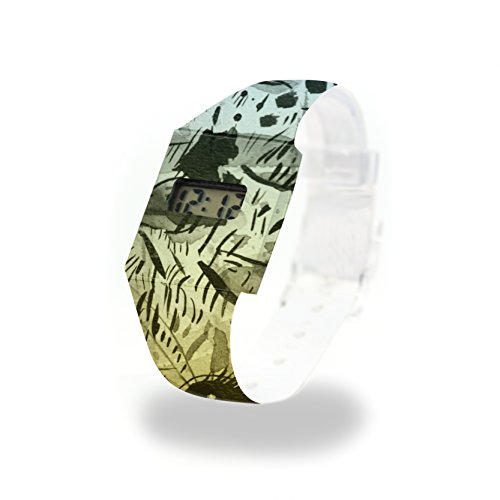 Scribble cartón Watch/Paper Watch/Reloj de Pulsera Digital de Tyvek®, Absolutamente Resistente y Agua