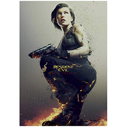 SDGW Resident Evil: Nemesis Remake Game Art Print Canvas Painting Poster Hotel Bar Cafe Home Wall Decor-60X80Cm Sin Marco