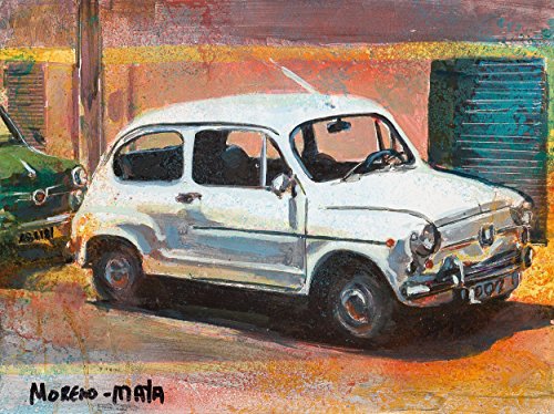 SEAT 600 Blanco Pintura Original Hecha A Mano