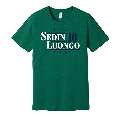 Sedin & Luongo '10 - Camiseta de parodia de campaña política - Versión azul y verde - Death Ray Prints