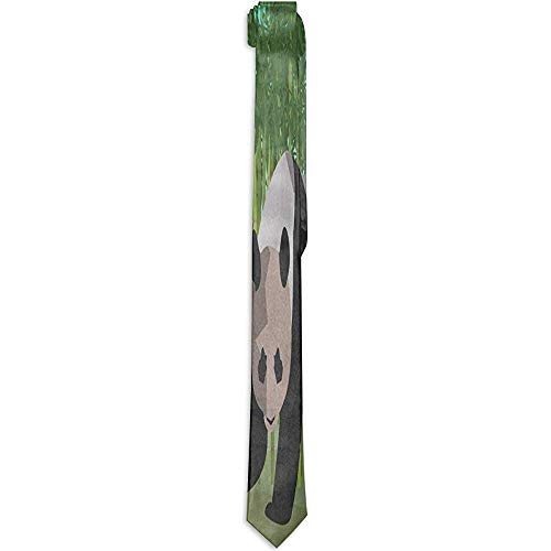 Sherly Yard Corbatas para hombre Bosque de bambú verde Corbata linda Corbatas fabulosas para adultos