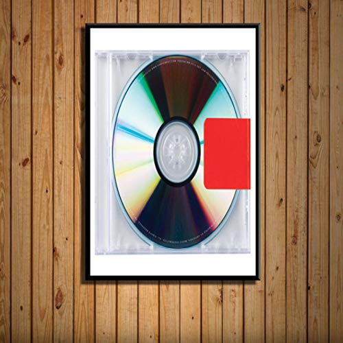 shuimanjinshan Kanye West la Vida de Pablo Ye álbum Cubierta de música Hip Hop Pop Rap Arte Pintura Lienzo póster Pared decoración del hogar 40x50cm Sin Marco HZ-320