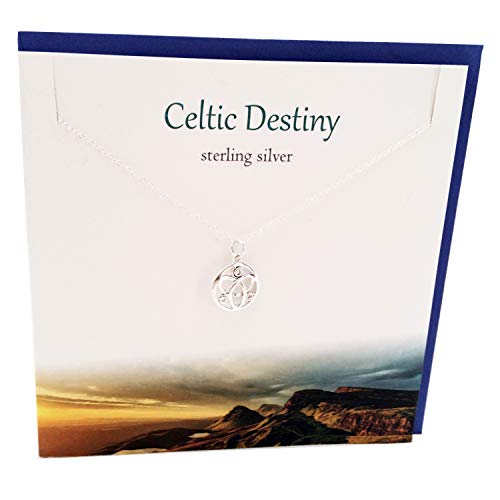 Silver Studio The Celtic Destiny Knot - Juego de Colgante y Tarjeta de Regalo