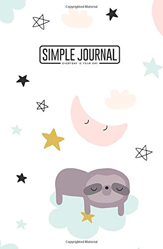 Simple journal - Everyday is your day: Cute seamless magic forest pattern for kids notebook, Daily Journal, Composition Book Journal, Sketch Book, ... sheets). Dot-grid layout with cream paper.