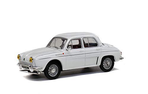 Solido S4304300 421436520-1:43 Renault Dauphine, 1961, Modelo de Coche, Color Crema y Blanco