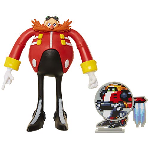 Sonic: Eggman, Figura de acción (tamaño 10 cm) articulada y con Accesorio