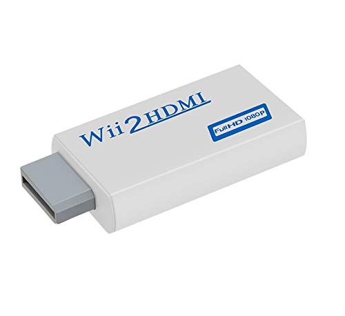 SOUTHSKY Wii To HDMI Convertidor Video y Audio Full 1080p 720P HD Converter Output Upscaling Adapter 480i