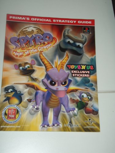 Spyro: Year of the Dragon W/Stickers for Toys (Prima's Official Strategy Guide)