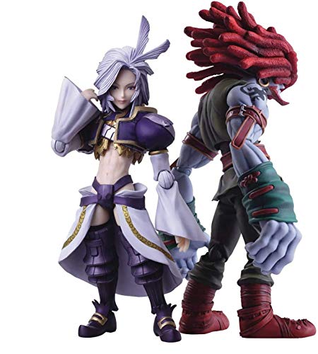 Square Enix Final Fantasy IX: Kuja & Amarant Coral Bring Arts - Juego de figuras de acción