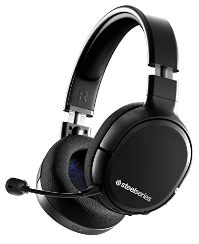 SteelSeries Arctis 1 Wireless Auriculares inalámbricos para juegos, USB-C Inalámbrico PS5 / PS4 / Nintendo Switch & Lite / Android, Negro