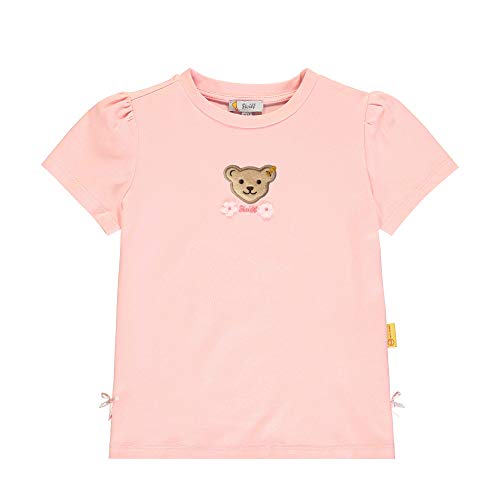 Steiff T-Shirt Camiseta, Rosa (Powder Pink 7010), 125 (Talla del Fabricante: 110) para Niñas