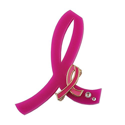 sticks jewelry Broche de esmalte de acrílico y aleación de lucha contra el SIDA Cinta rosa regalos promocionales directos de fábrica para prevenir el cáncer de mama