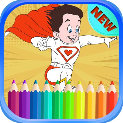 Superhero Coloring Book For Kids