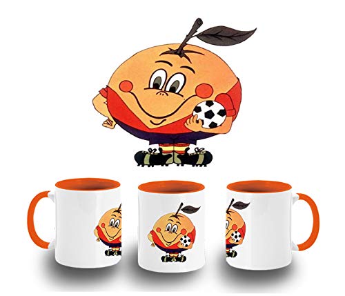 Taza Naranja Naranjito Mascota Mundial ESPAÑA Color mug