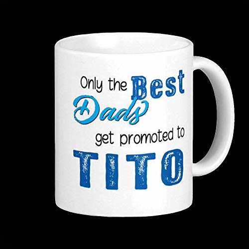 Taza Tito – Only The Best Dads Get Promoted to Tito!, cerámica, 1 color, 0,3 l