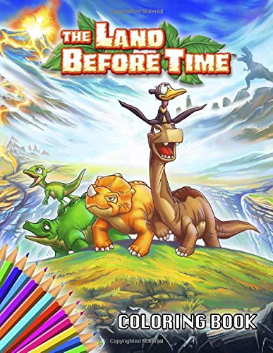 The Land Before Time Coloring Book: 25 Awesome Illustrations for Kids