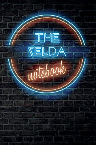 The ZELDA Notebook: Vintage Blank Ruled Personalized & Custom Neon Sign Name Dotted Notebook Journal for Girls & Women. Wall Background. Funny Desk ... Supplies, Birthday, Christmas Gift for Women.