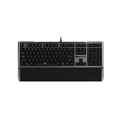 ThunderX3 AK7CHR, teclado gaming mecánico, CHERRY MX rojo, reposamuñecas, negro