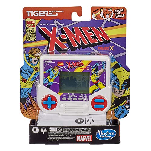 Tiger Electronics Marvel X-Men Project X - Videojuego electrónico LCD para 1 Jugador, Inspirado en Retro-Inspirado, a Partir de 8 años